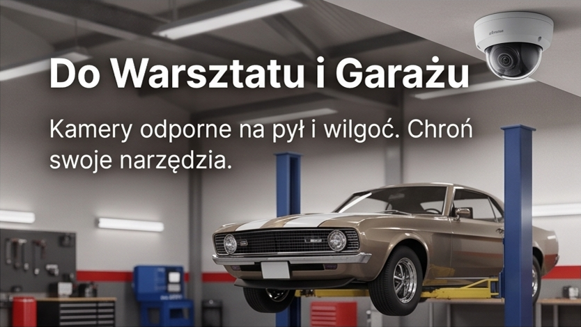 Kamery odporne na pył i wilgoć. Chroń swoje narzędzia.